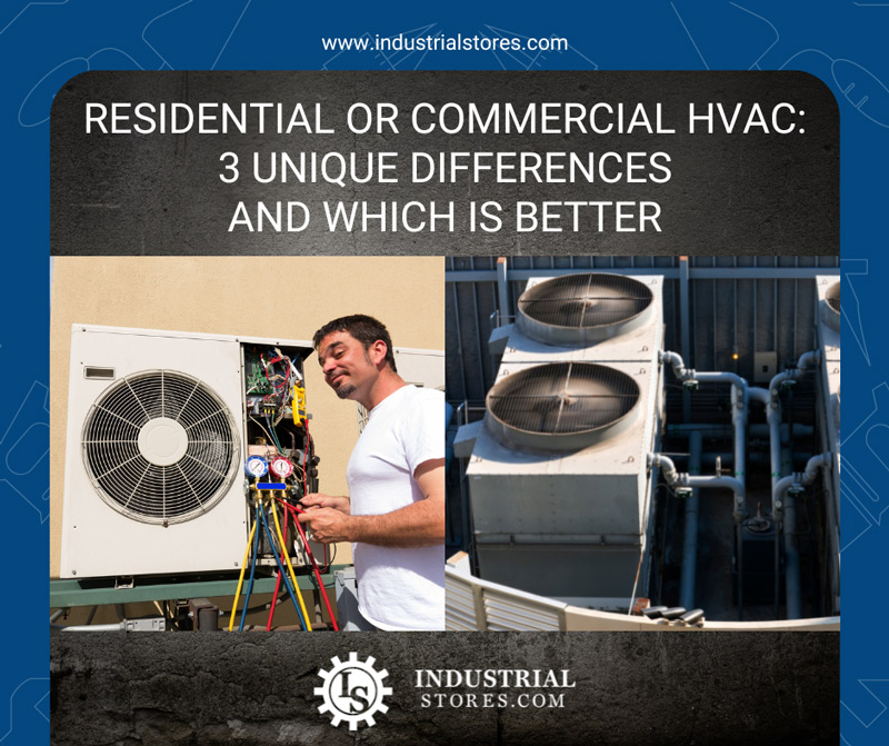 share on Facebook residential or commercial hvac unique differences