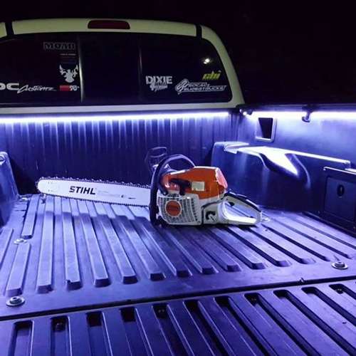 service truck with LED strip lighting