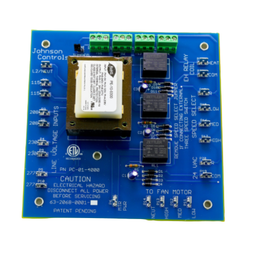 Enviro-Tec B63-001-2068 Fan Coil Relay Control Board