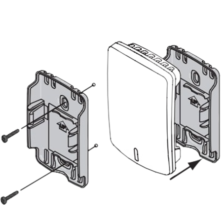 Honeywell C7189R1004 Wireless Indoor Air Sensor Interior Wall Mounted