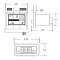 Antunes 8051320010 Temperature Controller with Display Dimensions