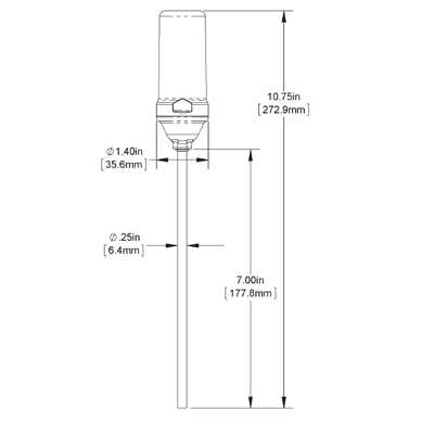 BAPI BA/BTP-T-RH-C Test Inst-Blu-Test Probe-Nist Temp & Humidity with Case