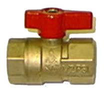 Brass Gas Ball Valves - FIP x FIP 3/8" (Qty: 5)