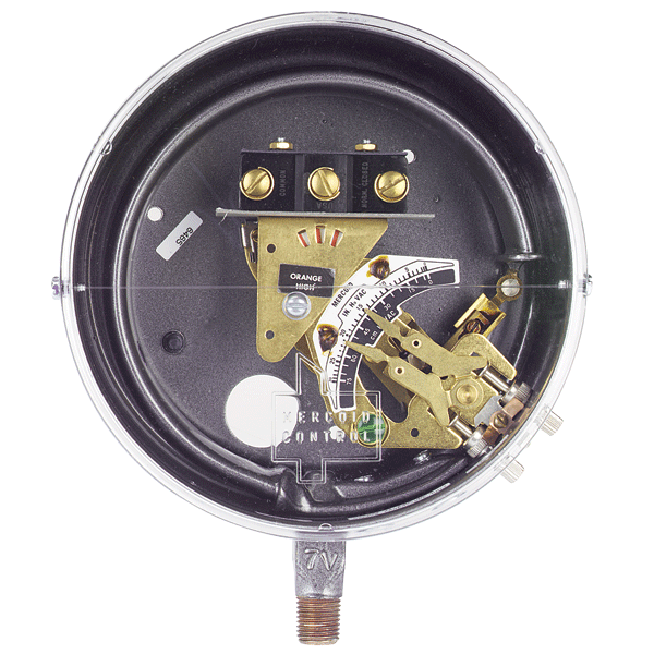 Mercoid (by Dwyer) DA-31-2-9 Pressure Switch Bourdon Type 10-300 PSIG Normally Open Brass