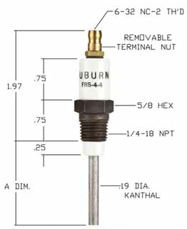 Auburn FRS-4-24 Auburn flame rod