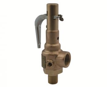 Conbraco 19-KGFK-100 Bronze Safety Valve Brass Trim and Teflon Seat G-Orifice 1-1/4" Section VIII Air 100 psi