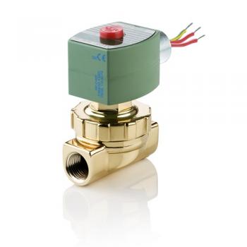 Asco EF8220G31 Hot Water and Steam 2-Way Solenoid Valve 2" Normally Closed 5-125 PSI 120V