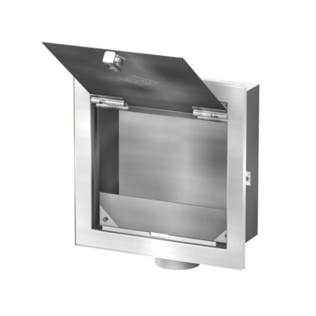 Acorn 8200-1 Blank Recessed Box with Door & Wall Flange