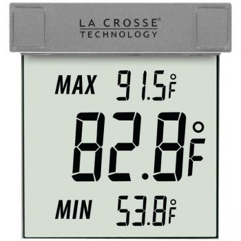 LCRWS1025-LA CROSSE TECHNOLOGY WS-1025 Outdoor Window Thermometer -  Industrial Stores