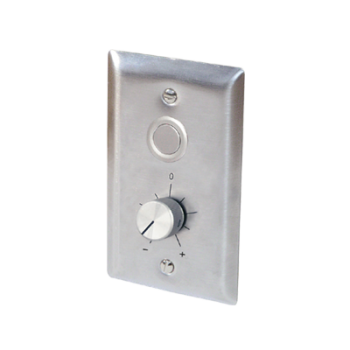 Wall Plate Temperature Sensor with Optional Override Pushbutton - BAPI