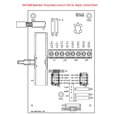 BAPI-Stat Quantum Temperature and Humidity Sensor with Display - BAPI