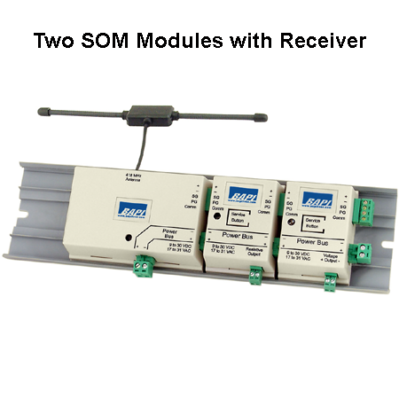 418 MHz Receiver with two Analog Output Modules